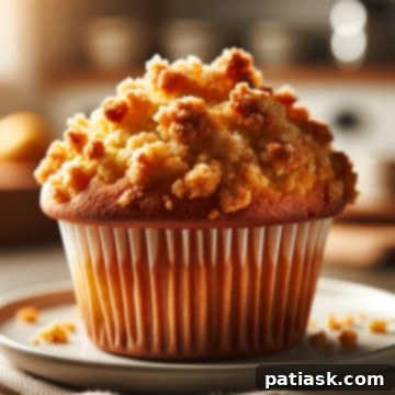 Irresistible Crumble Topping Recipe 8 Easy Crumble Topping on a muffin