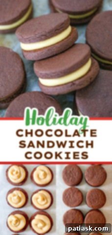 Butterscotch Chocolate Sandwich Cookies 12 A plate of homemade butterscotch chocolate sandwich cookies