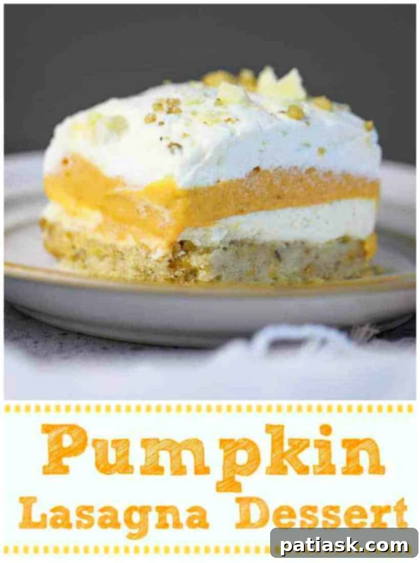 Velvet Pumpkin Lasagna 8 Pumpkin Lasagna Dessert