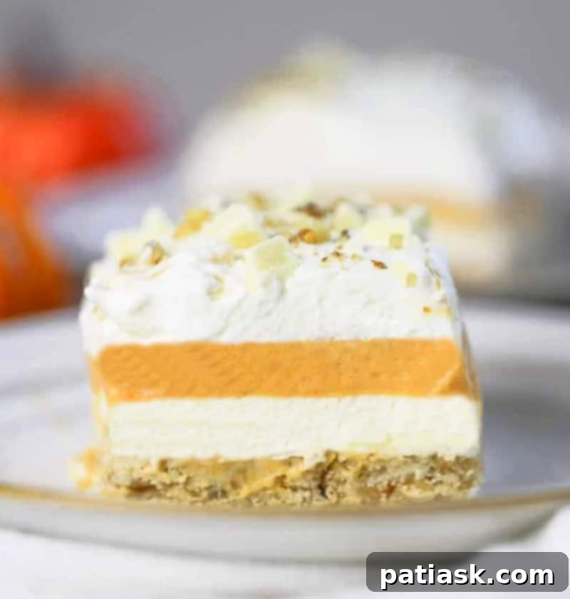 Velvet Pumpkin Lasagna 4 easy pumpkin lasagna dessert recipe layered