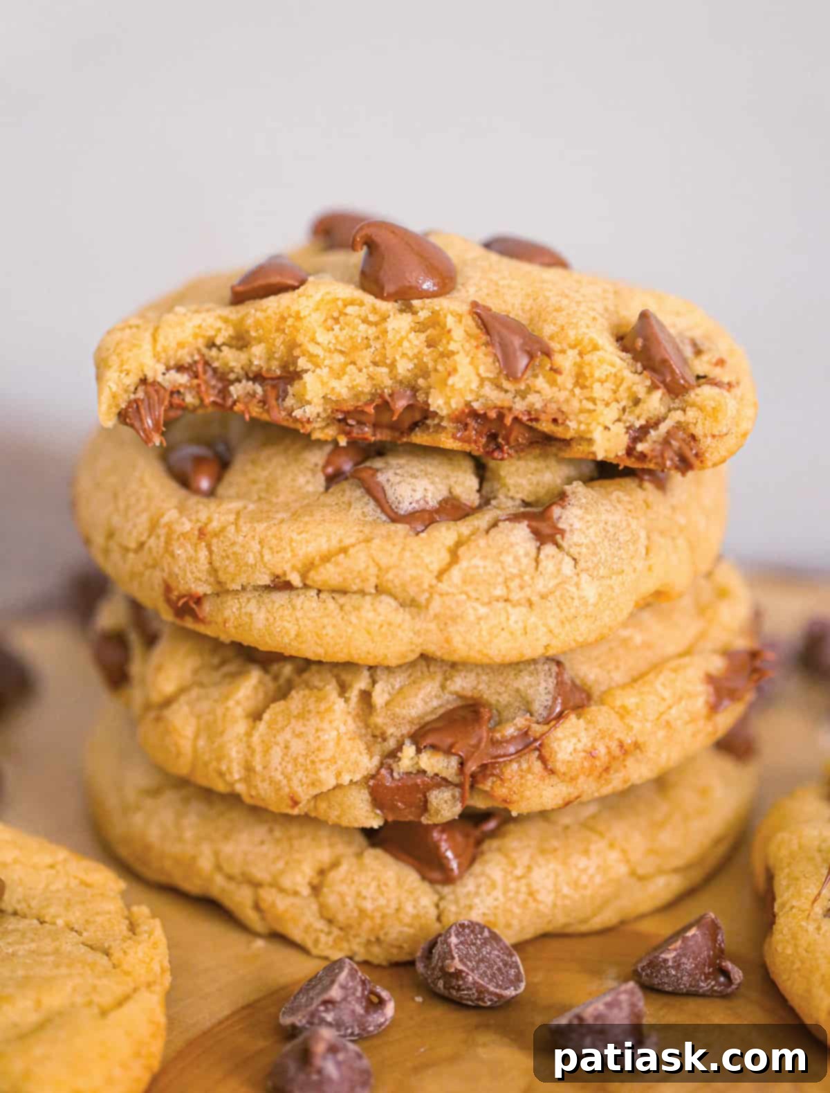 65 Festive Christmas Cookie Creations 46 CopyCat Crumbl Chocolate Chip Cookies, large and soft