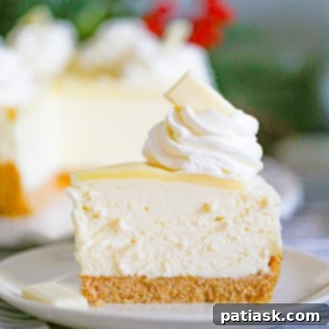 Decadent No-Bake White Chocolate Cheesecake 11 Ultimate No Bake White Chocolate Cheesecake