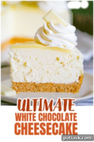 Decadent No-Bake White Chocolate Cheesecake 12 Ultimate No Bake White Chocolate Cheesecake