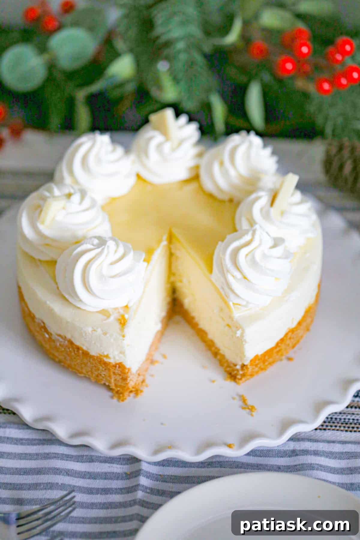Decadent No-Bake White Chocolate Cheesecake 4 Ultimate No Bake White Chocolate Cheesecake RECIPE