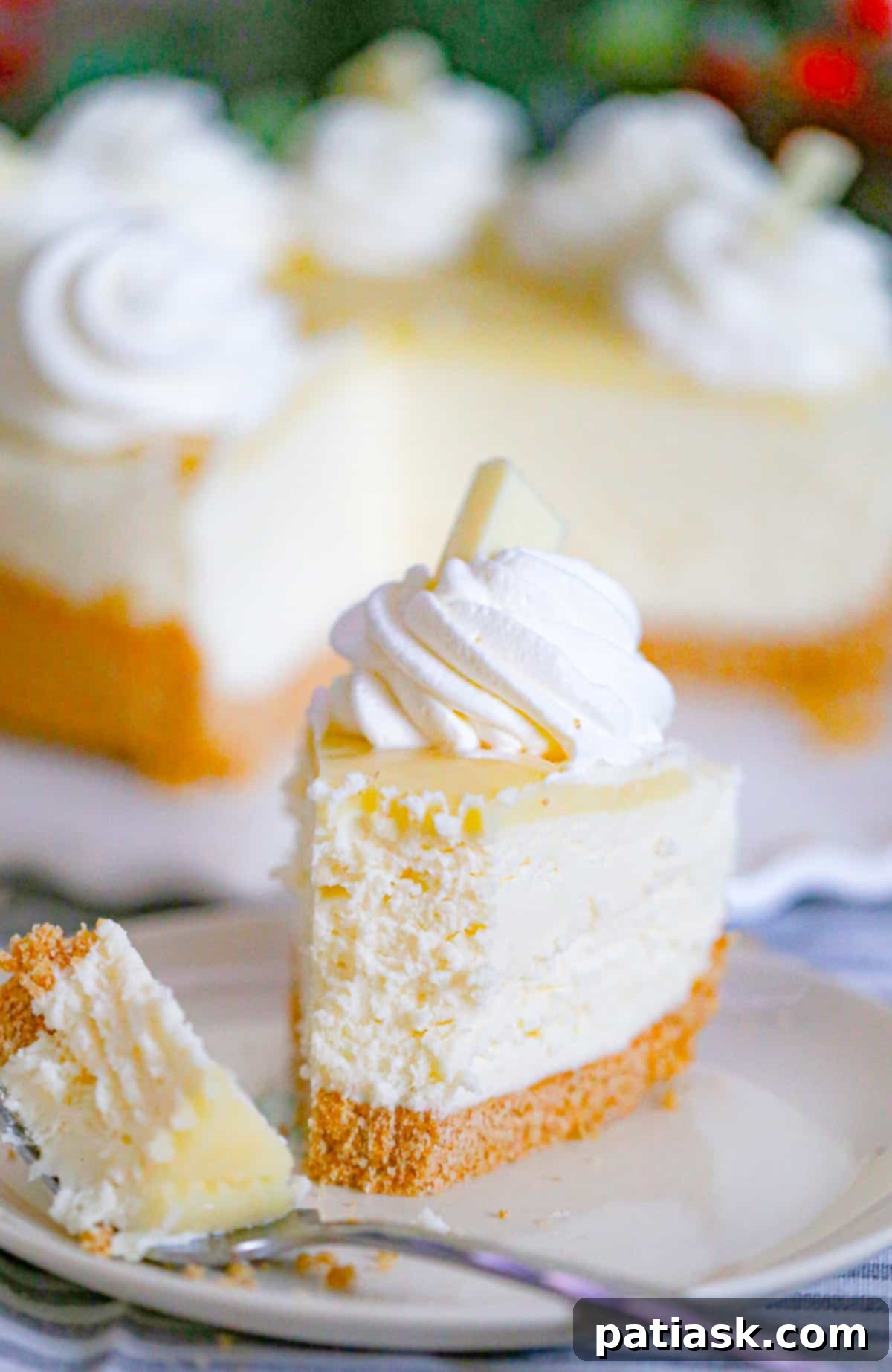 Decadent No-Bake White Chocolate Cheesecake 9 Ultimate No Bake White Chocolate GANACHE Cheesecake