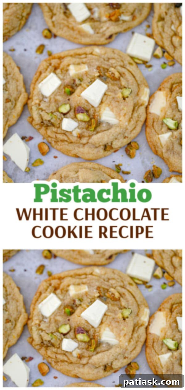 Pistachio White Chocolate Cookie Recipe