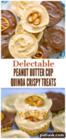 Healthy Peanut Butter Cup Quinoa Crisps 12 Healthy Peanut Butter Cup Quinoa Crispy Treats