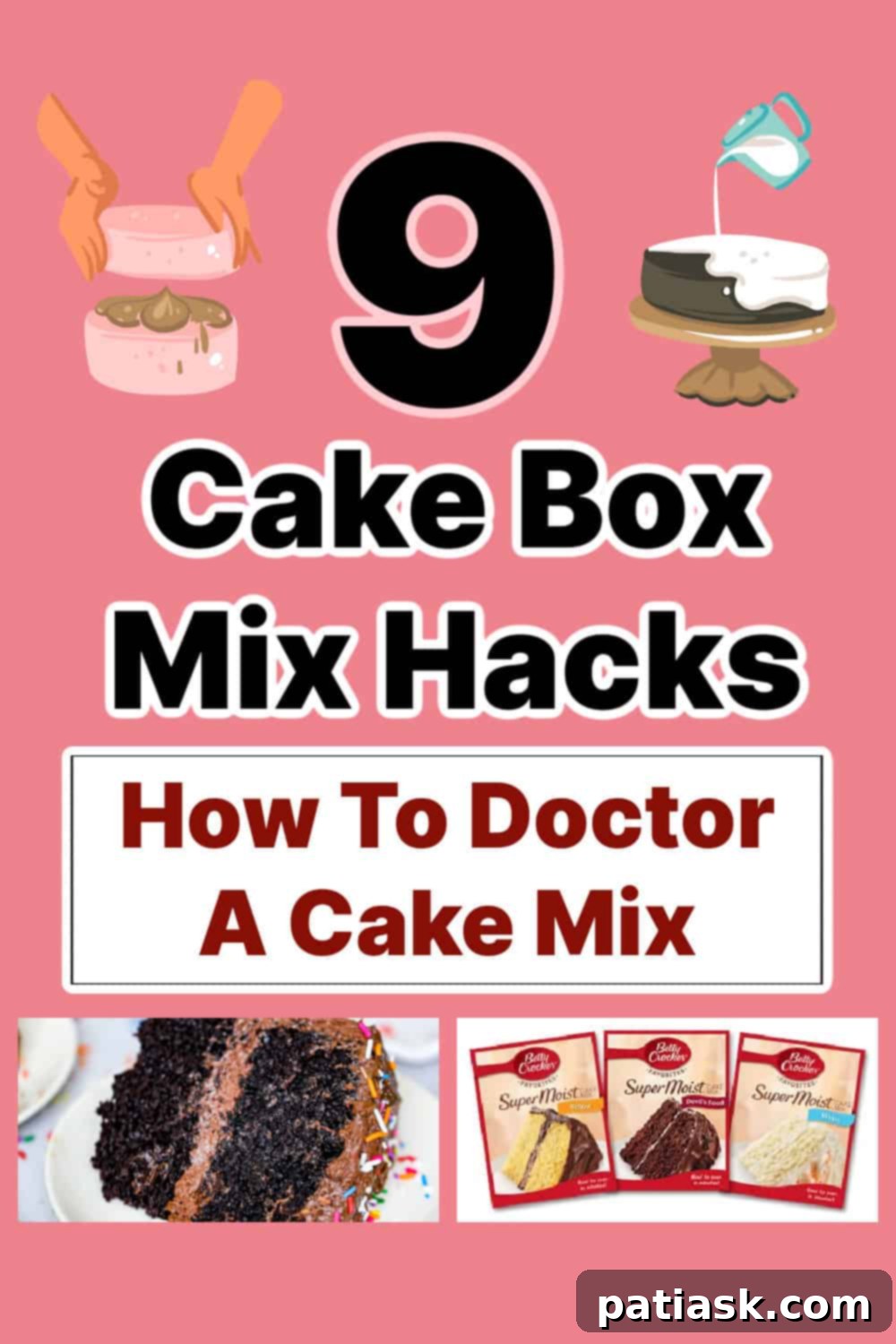 Kitchen Smarts: Measurement Hacks & Cooking Tips 5 Cake Box Mix Hacks Baking Conversion Charts & Kitchen Tips