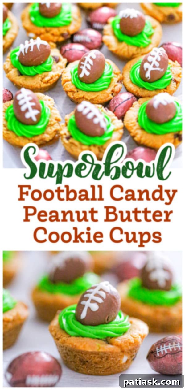 Touchdown Chocolate Peanut Butter Cookies 10 Close-up of a single Chocolate Football Peanut Butter Cookie on its own