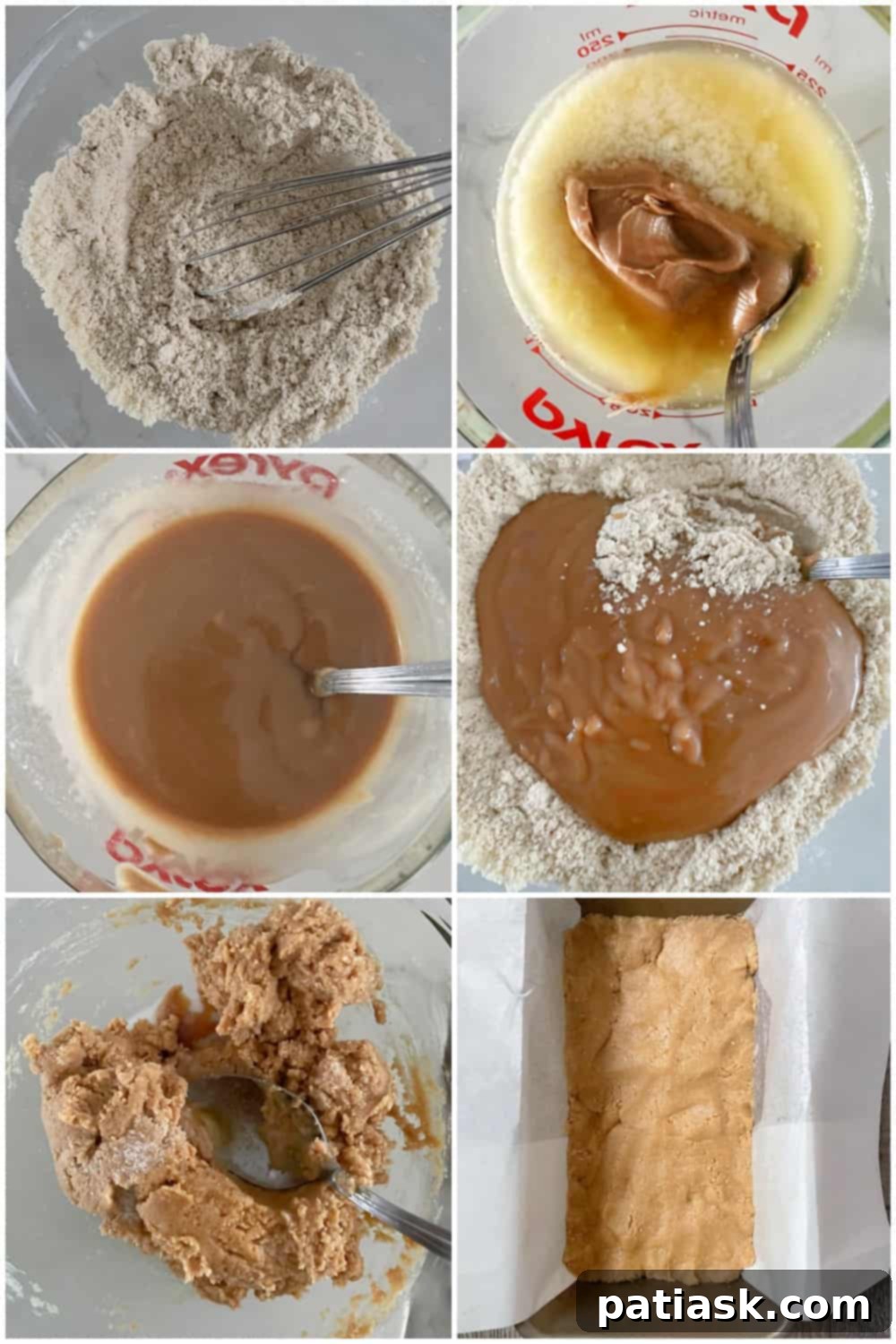 No-Bake Chocolate Peanut Butter Protein Bars 5 tutorial how to make no bake treats easy