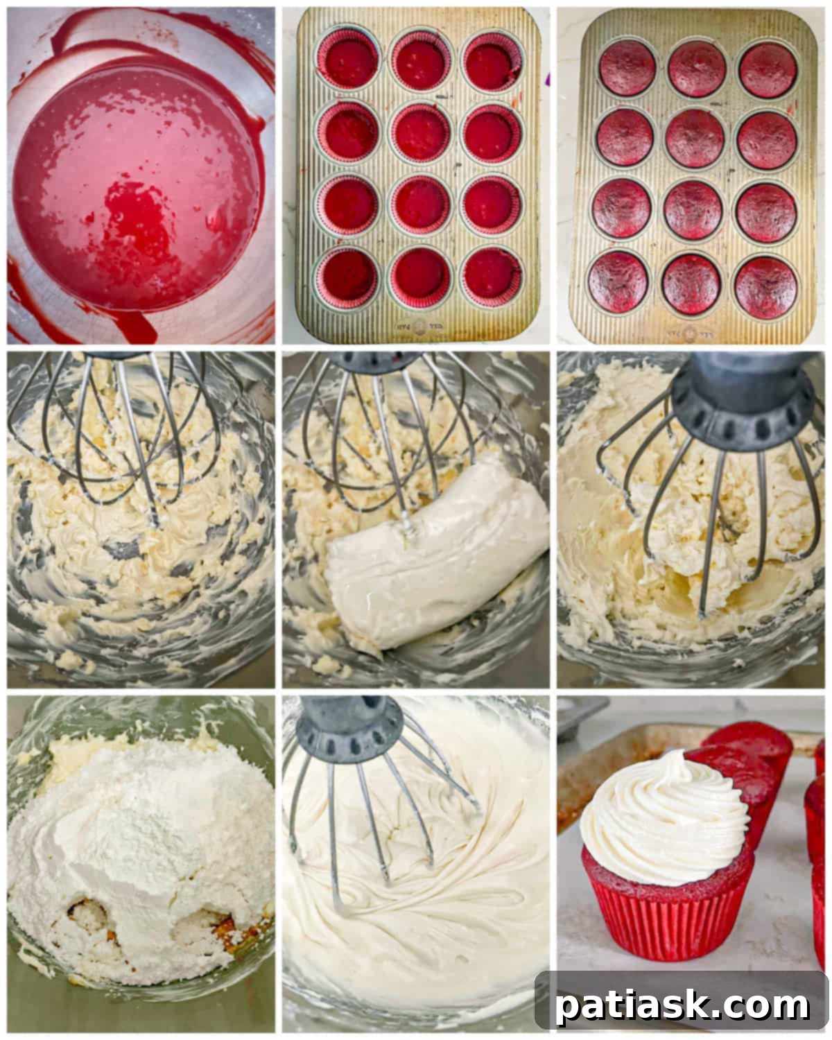 Valentine Cupcakes Featuring Brach Candies 5 tutuorial for red velvet with cream cheese frosting recipe