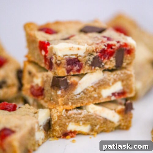 Peanut Butter Chocolate Cherry Bliss Bars 7 Peanut Butter Chocolate Cherry Bars