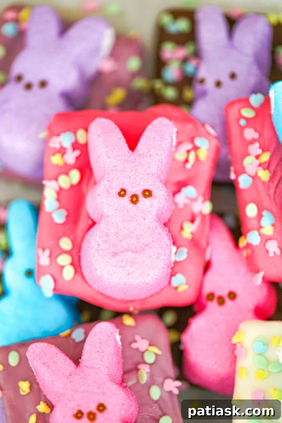 35 Irresistible Homemade Easter Treats 17 Easter Peep Chocolate Covered Graham Crackers