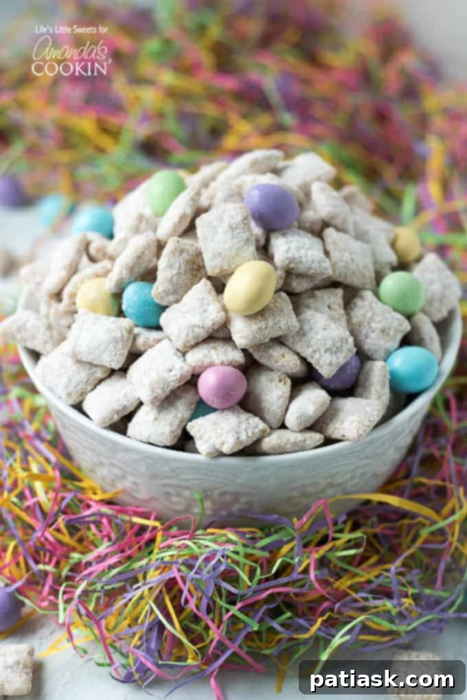 35 Irresistible Homemade Easter Treats 29 Easter Muddy Buddies