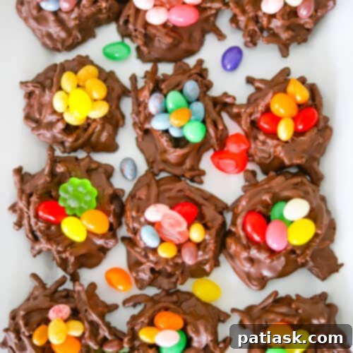 Sweet Easter Bird Nests 9 Easy Easter Candy Nests