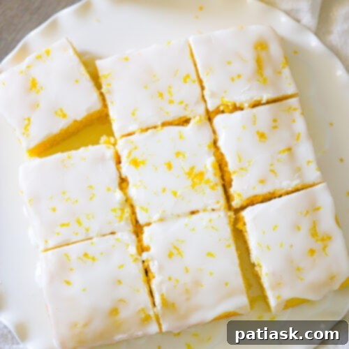 Homemade Lemon Brownies recipe image