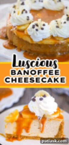 Luscious No-Bake Banoffee Peanut Butter Cheesecake 8 No Bake Peanut Butter Banoffee Cheesecake