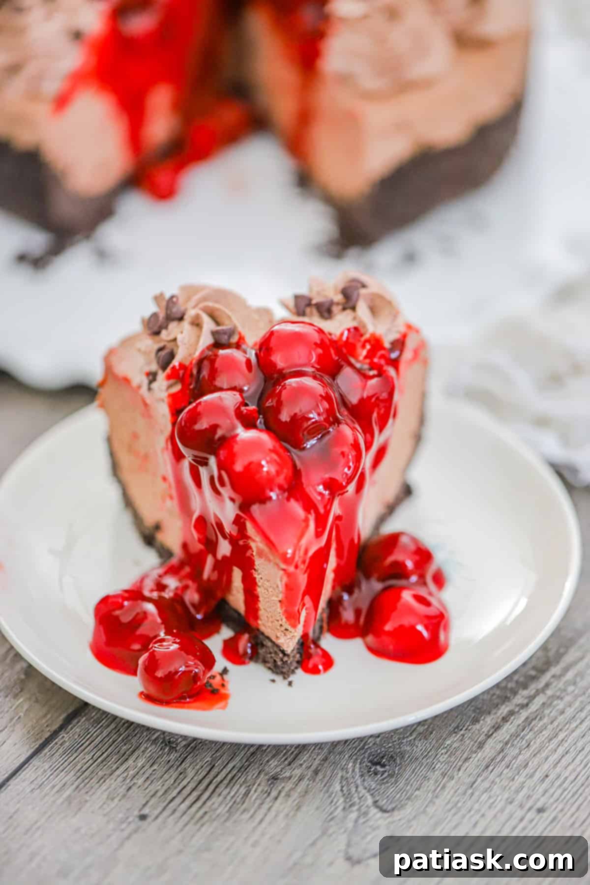No Bake Chocolate Cherry Cheesecake 11 no bake chocolate cherry cheesecake recipe
