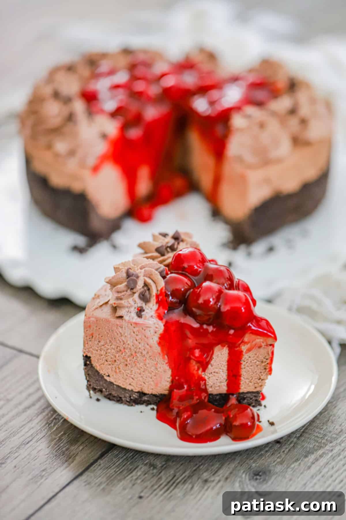 No Bake Chocolate Cherry Cheesecake 10 no bake chocolate cherry cheesecake recipe