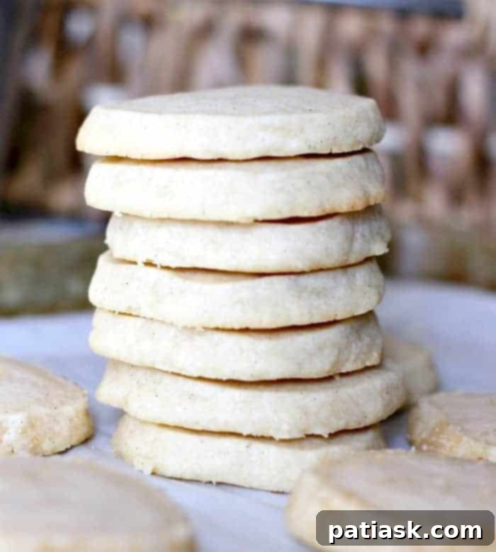 Melt-in-Your-Mouth Vanilla Bean Shortbread 2 Vanilla Bean Shortbread Cookies for Christmas