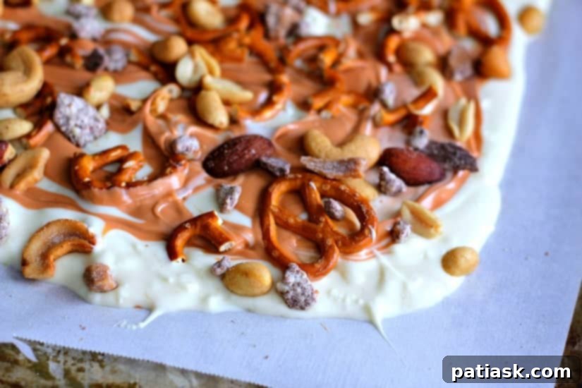 No-Bake White Chocolate Holiday Candy Trio 8 3 White Chocolate No-Bake Festive Candy Recipes - Butterscotch Swirl Bark