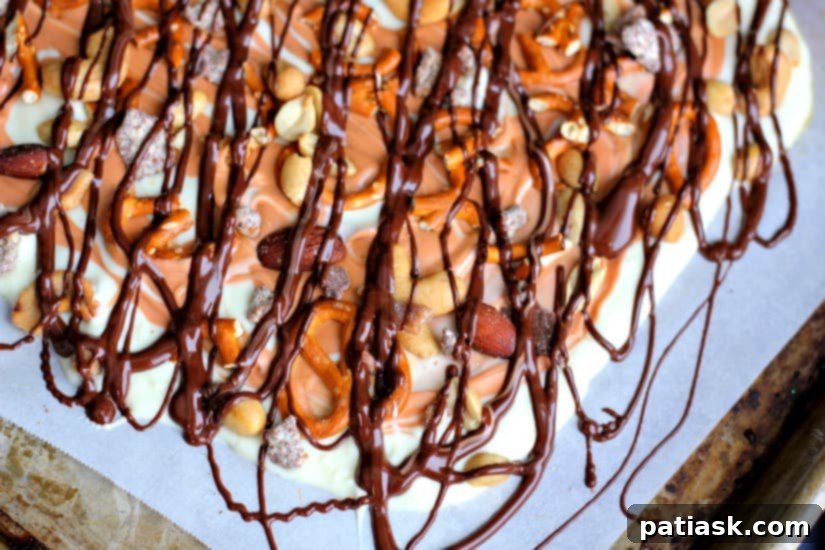 No-Bake White Chocolate Holiday Candy Trio 9 3 White Chocolate No-Bake Festive Candy Recipes - Swirl Bark