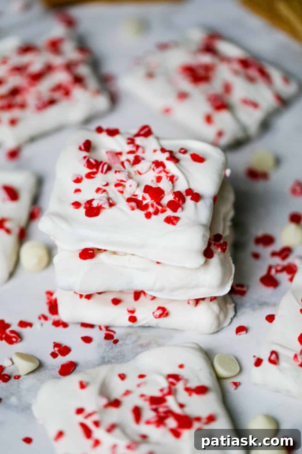 No-Bake White Chocolate Holiday Candy Trio 5 white chocolate candy recipes