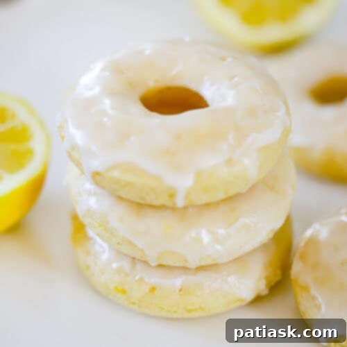 Lemon Zing Donuts 7 Lemon Glazed Donuts