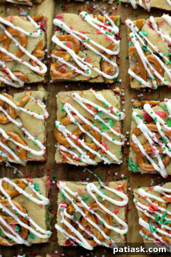 Sweet and Salty M&M Pretzel Bars 3 img 22891 5