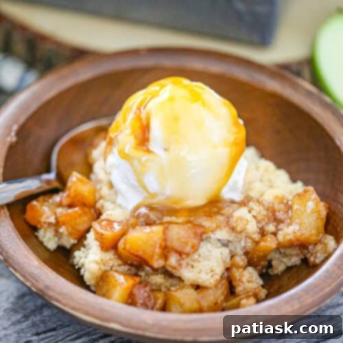 Rustic Apple Cobbler with Buttery Biscuit Topping 7 Grandma's Classic Biscuit Apple Cobbler