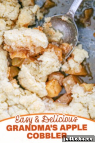 Rustic Apple Cobbler with Buttery Biscuit Topping 8 Grandma's Classic Biscuit Apple Cobbler
