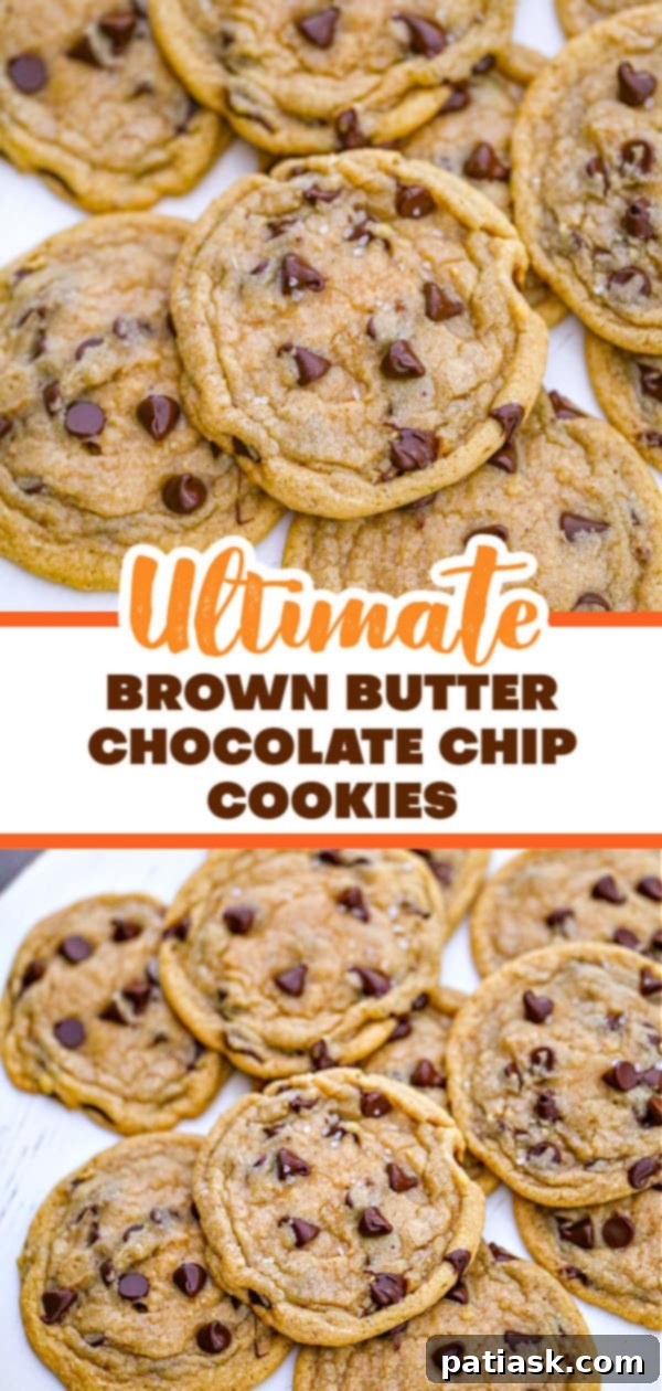 BROWN BUTTER CHOCOLATE CHIP COOKIES
