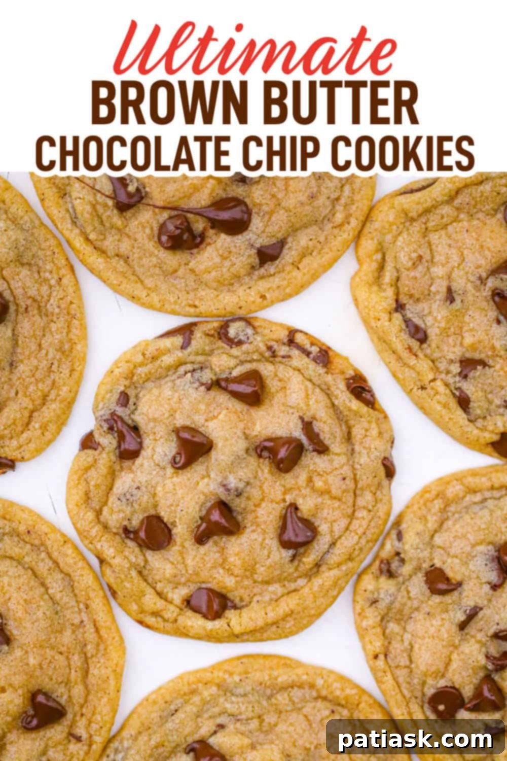 BROWN BUTTER CHOCOLATE CHIP COOKIES