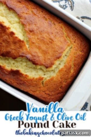Vanilla Greek Yogurt and Olive Oil Pound Cake 8 Vanilla Greek Yogurt & Olive Oil Pound Cake