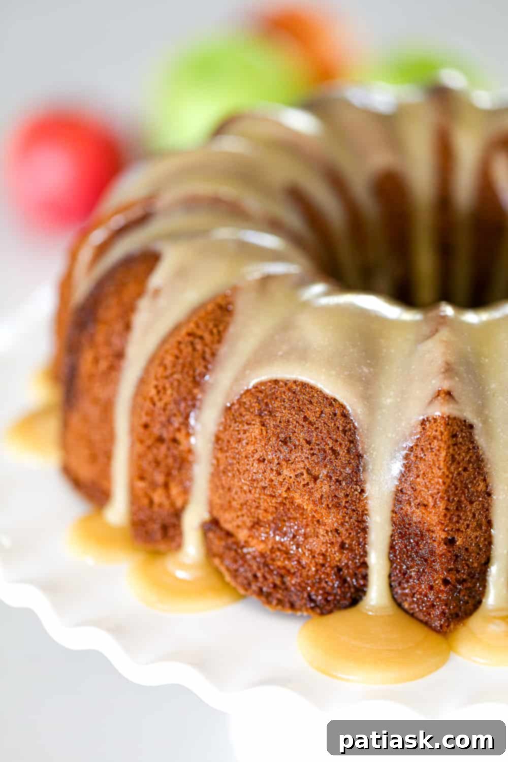 45 Unforgettable Apple Dessert Recipes 14 Caramel Apple Bundt Cake with Glaze