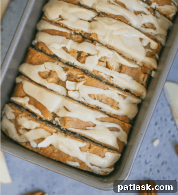 45 Unforgettable Apple Dessert Recipes 22 Maple Apple Pecan Bread with Maple Glaze