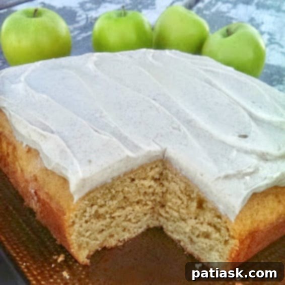 45 Unforgettable Apple Dessert Recipes 33 'Awesome' Cinnamon Applesauce Cake with Cream Cheese Frosting