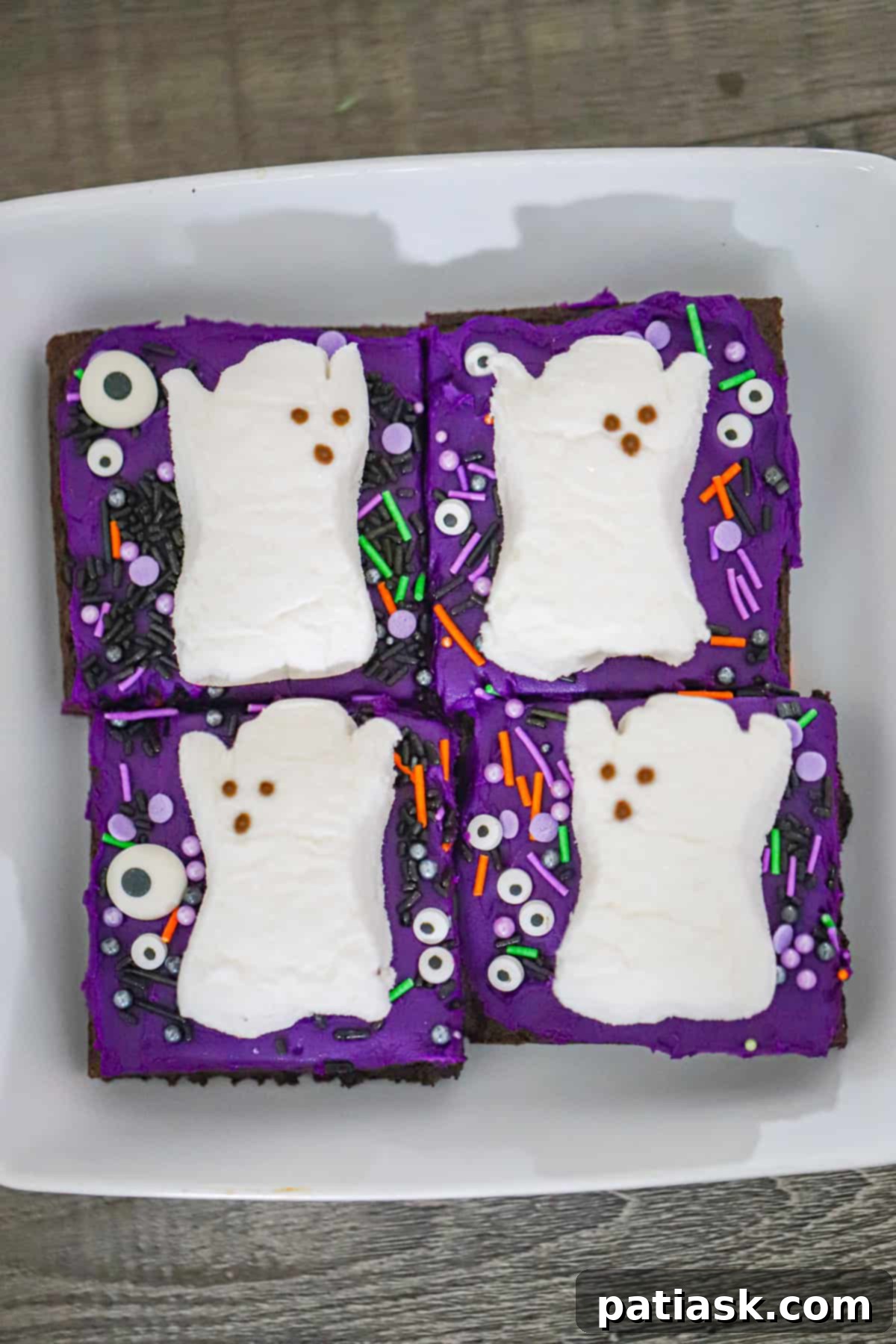 Boo-tiful Brownie Ghosts 6 fall treats