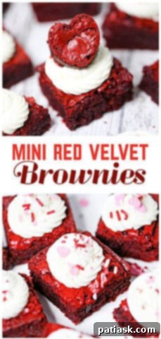 Bite-Sized Red Velvet Brownie Bliss 12 Mini Red Velvet Brownies