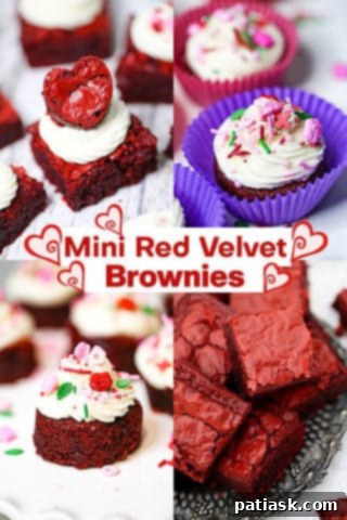 Bite-Sized Red Velvet Brownie Bliss 13 Mini Red Velvet Brownies