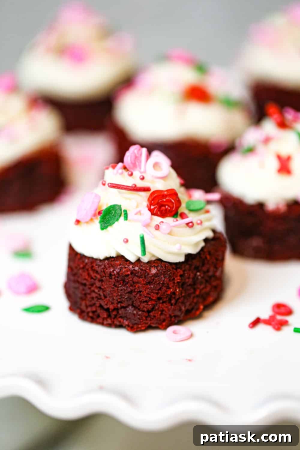 Bite-Sized Red Velvet Brownie Bliss 5 Red Velvet Brownie Bites