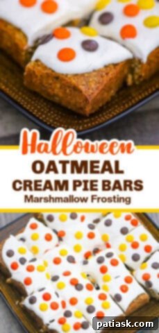 Reese's Pieces Oatmeal Cream Pie Dream Bars 12 Reese's Pieces Oatmeal Cream Pie Bars