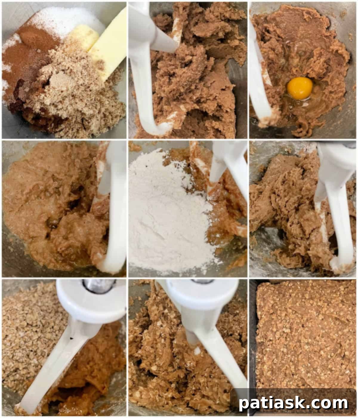 Reese's Pieces Oatmeal Cream Pie Dream Bars 5 Tutorial for Halloween dessert bars