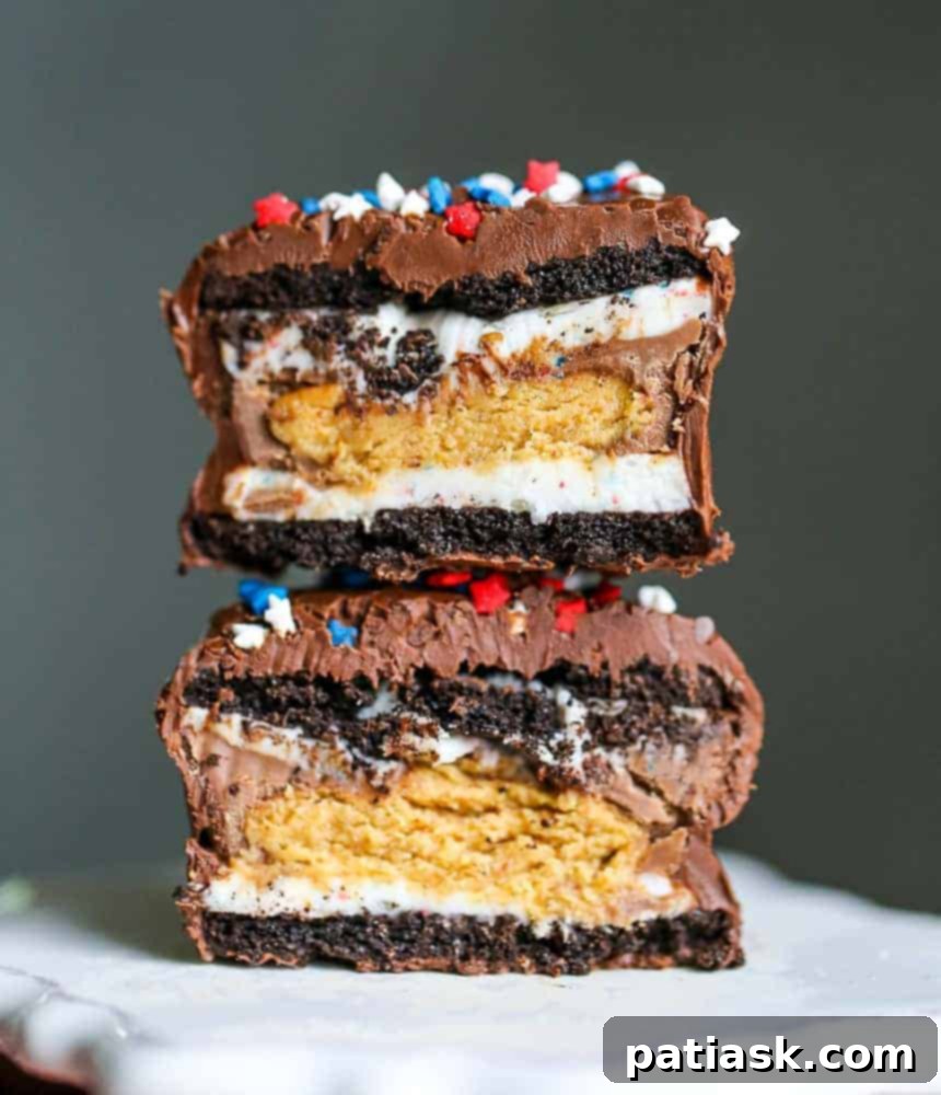 Reese's Oreo Dream 2 Chocolate Dipped Peanut Butter Cup Double Stuffed Oreos treats recipe