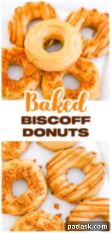 Gourmet Biscoff Baked Donuts 11 Delicious Easy Baked Biscoff Donuts with cookie butter glaze recipe