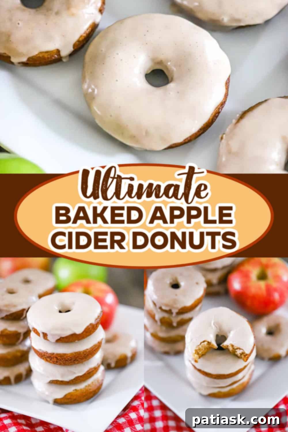 Beautifully Glazed Apple Cider Donuts for Autumn