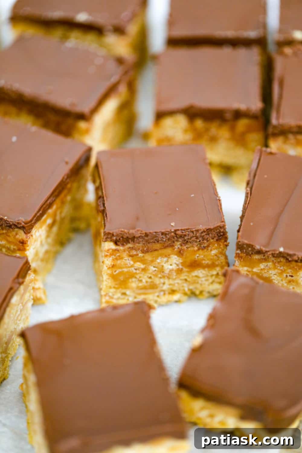 Sweet & Simple: 40 Easy Caramel Dessert Ideas 24 Caramel Peanut Butter Rice Krispies recipe