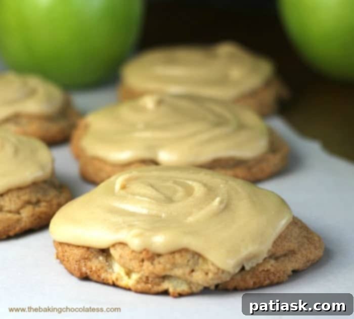 Sweet & Simple: 40 Easy Caramel Dessert Ideas 36 Soft Caramel Apple Drop Cookies with nutmeg, clove, and cinnamon