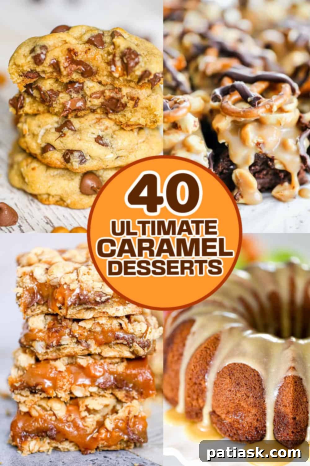 Sweet & Simple: 40 Easy Caramel Dessert Ideas 52 Caramel Apple Spice Snack Cake with glaze
