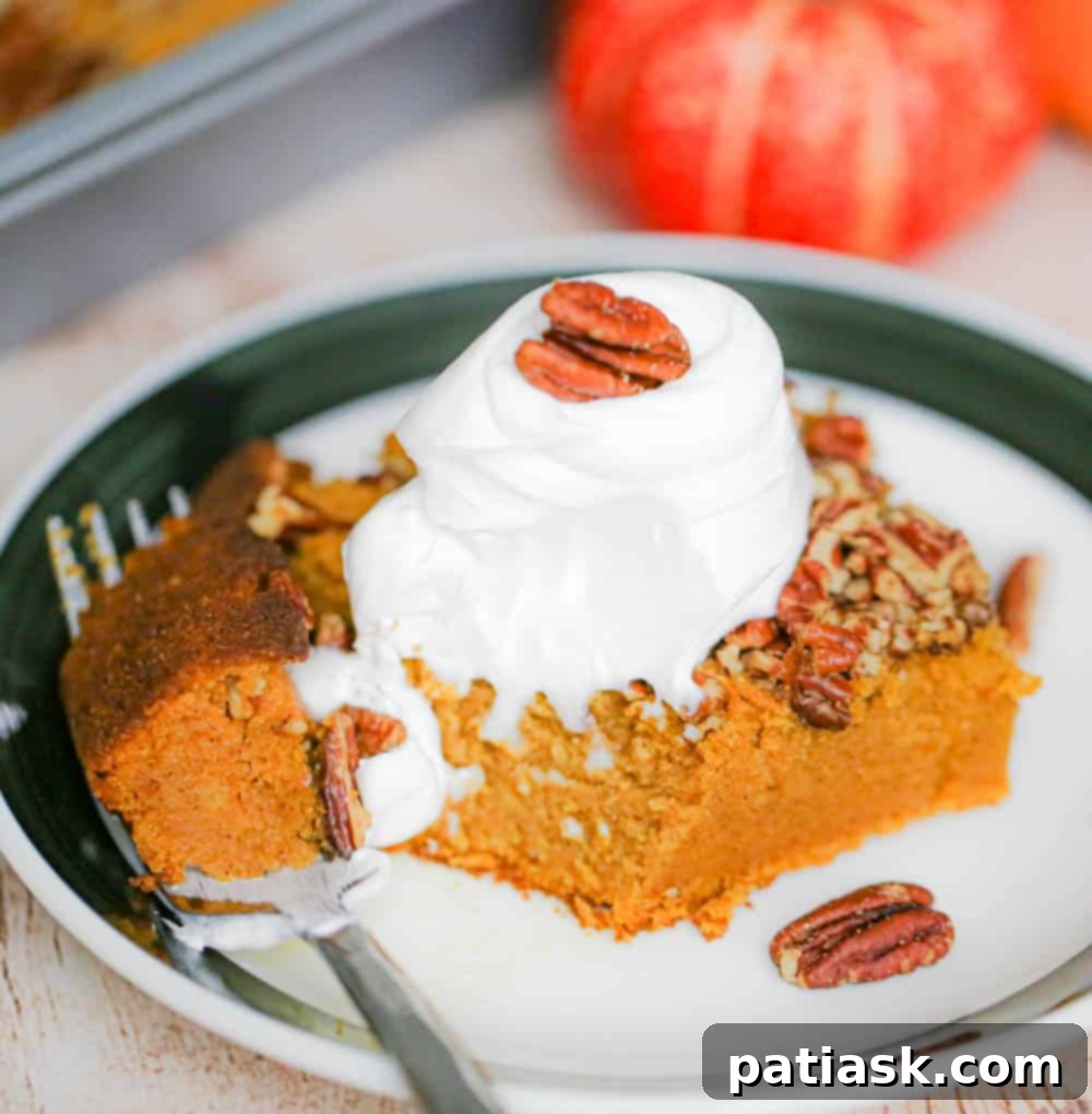 50 Effortless Pumpkin Delights 15 bite out of Pumpkin Pie Cake